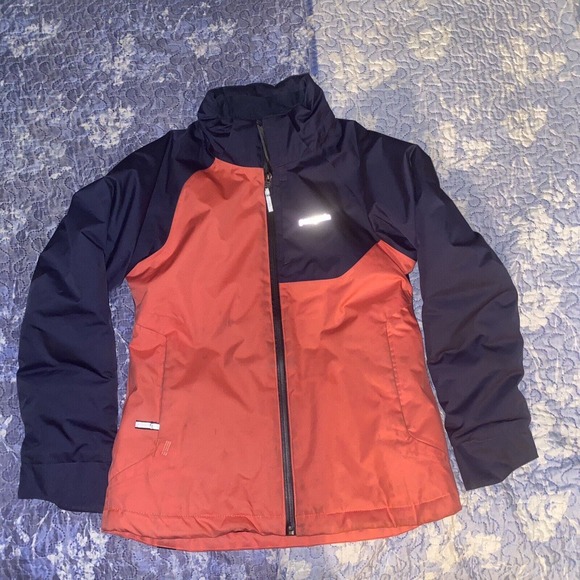 Patagonia Girl’s Snowbelle Jacket Blue / Pink Size Large 12 Used/Preown‎ - Picture 2 of 13